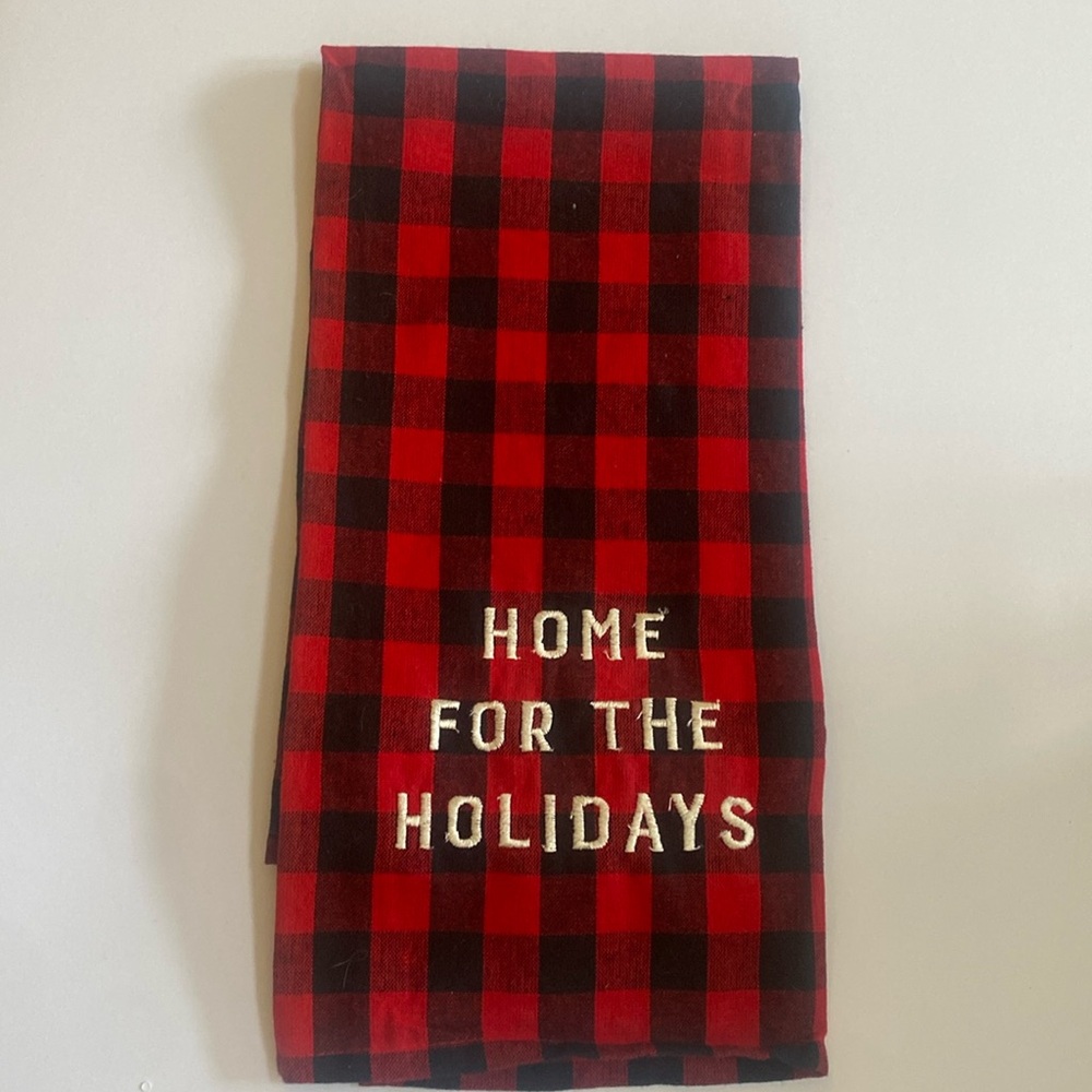 Christmas kitchen towel by Primitves by Kathy 28x20 new